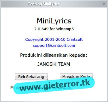 Minilyrics