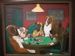 VENDU Dogs Playing Poker (Artiste Inconnu)