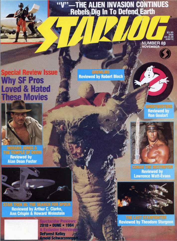 WEIMAR WORLD SERVICE The Starlog Project Starlog 88, November 1984