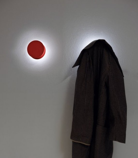 Diana Lin Design LLC Alone Coat Wall Hook LED Light