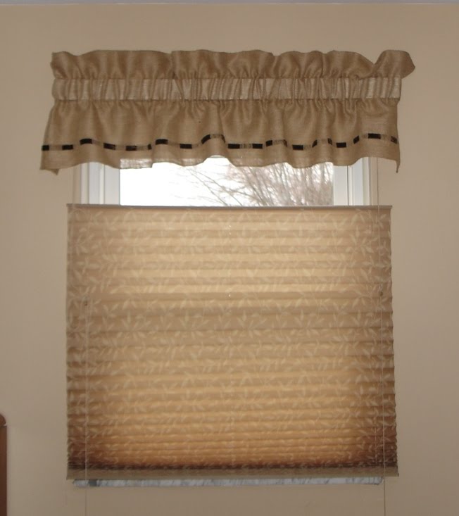 Burlap Window Treatments