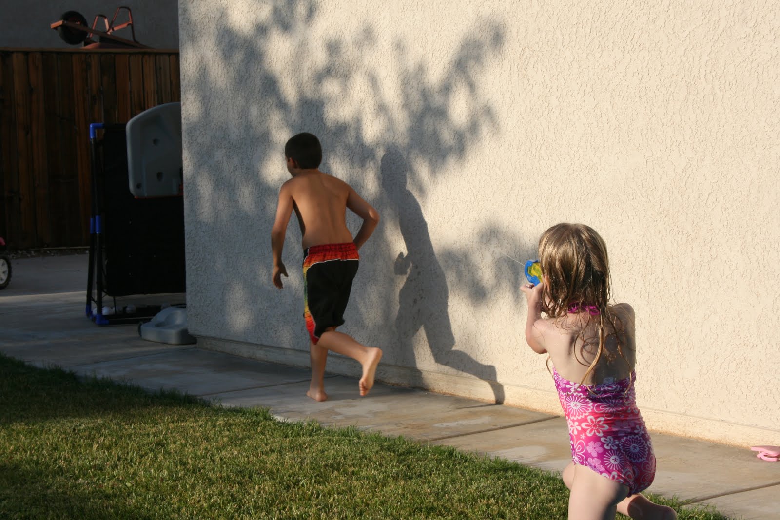 Boy Being Chased