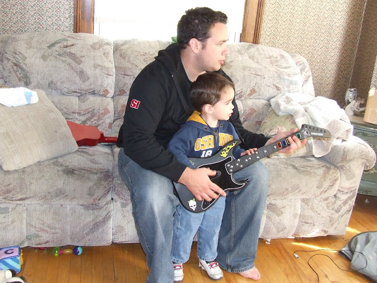 Playing Guitar Hero