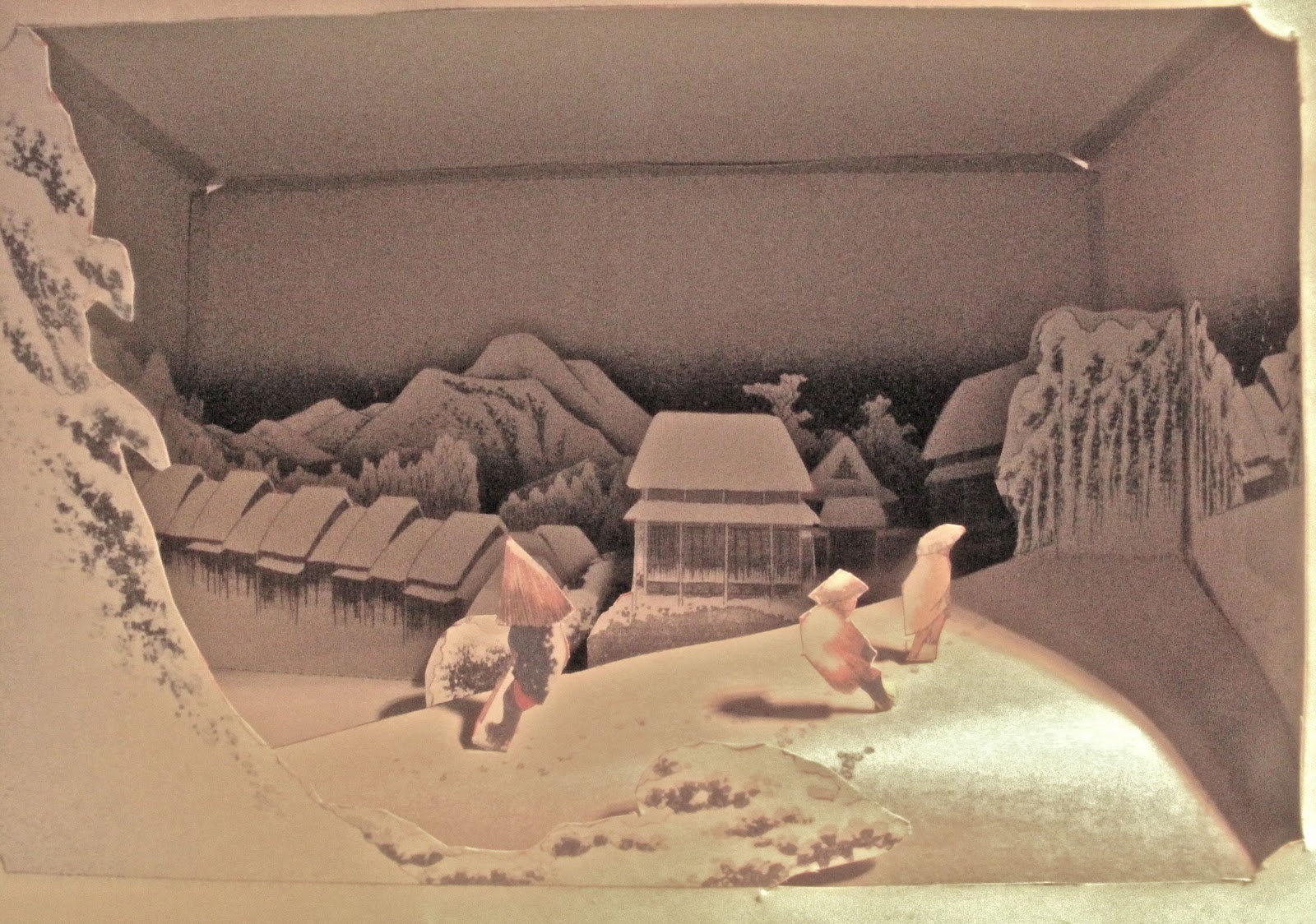ek wil origami vou Paper lover Tatebanko, the Japanese art