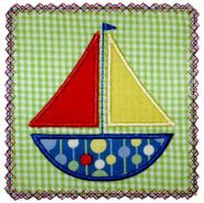 Sailboat Patch applique