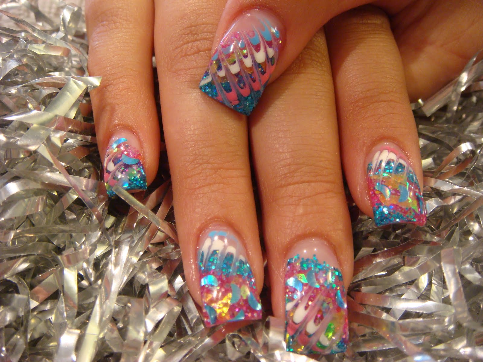 6. 2024 Nail Design Ideas: Sparkling G Accents - wide 3