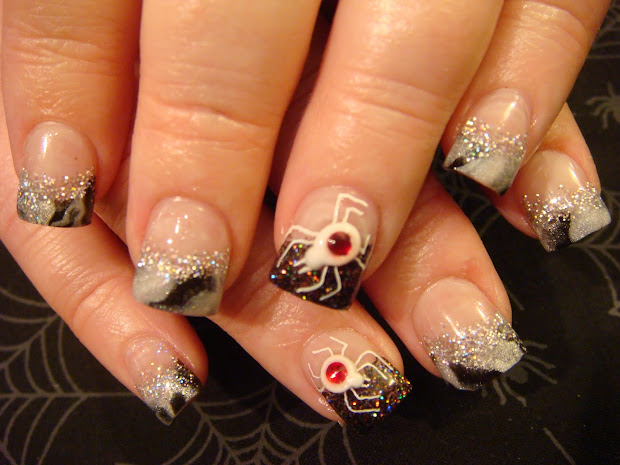 halloween nail acrylic art class