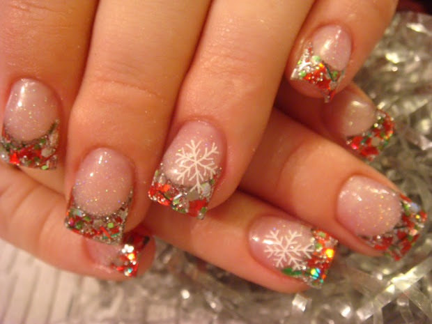 nail art of christmas 2010