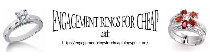 engagement rings for cheap