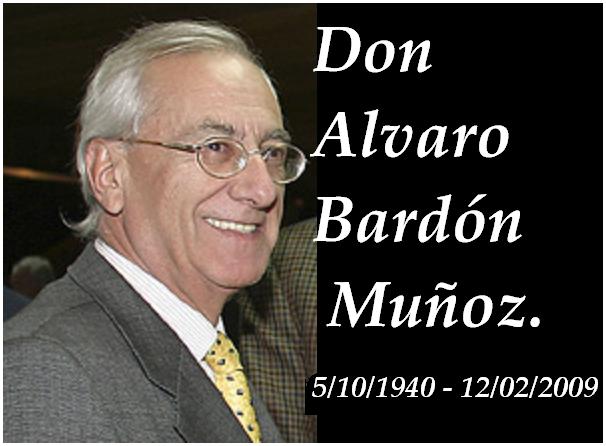 Don Alvaro Bardón Muñoz