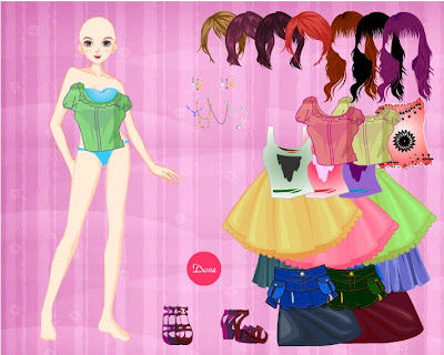 barbie girl dress up games