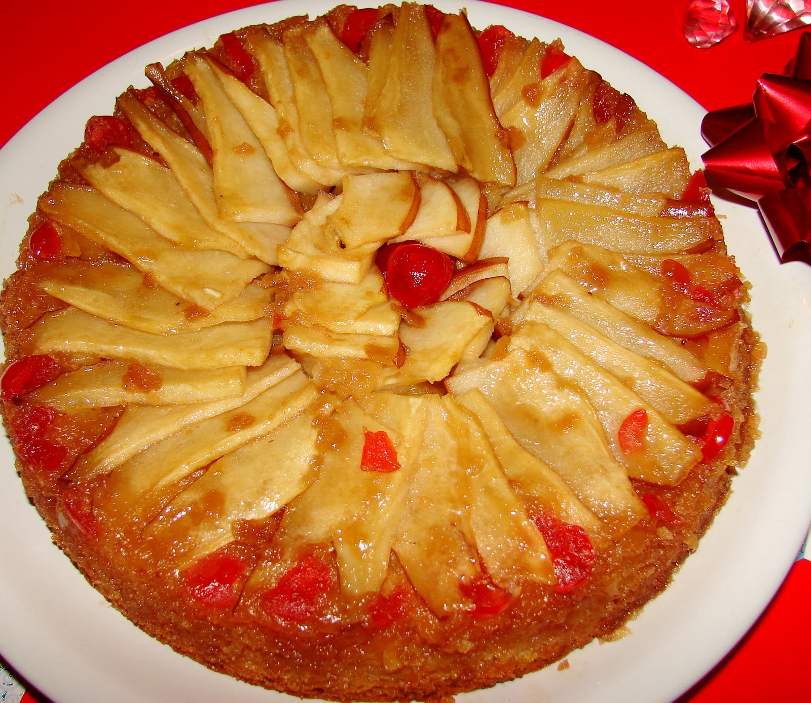 Pear and Pineapple Upside Down Cake