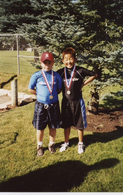 Me and Rob (our first triathlon)