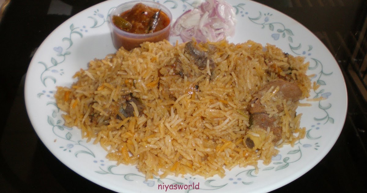 Niya's World Mutton Biryani From Sharief Biryani Chennai