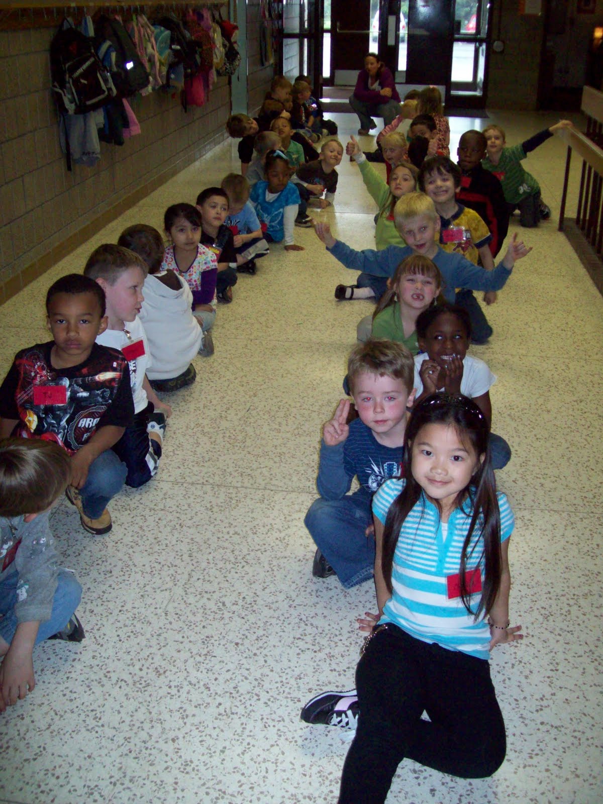 Mrs.Kapsner's Kindergarten Class Getting Ready for 1st Grade LUNCH at