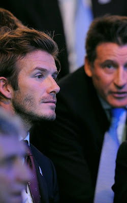 David Beckham at the World Cup Announcement Event Pics