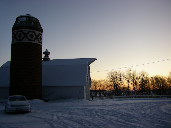 Beauty in a Barn and a Blanket of Snow