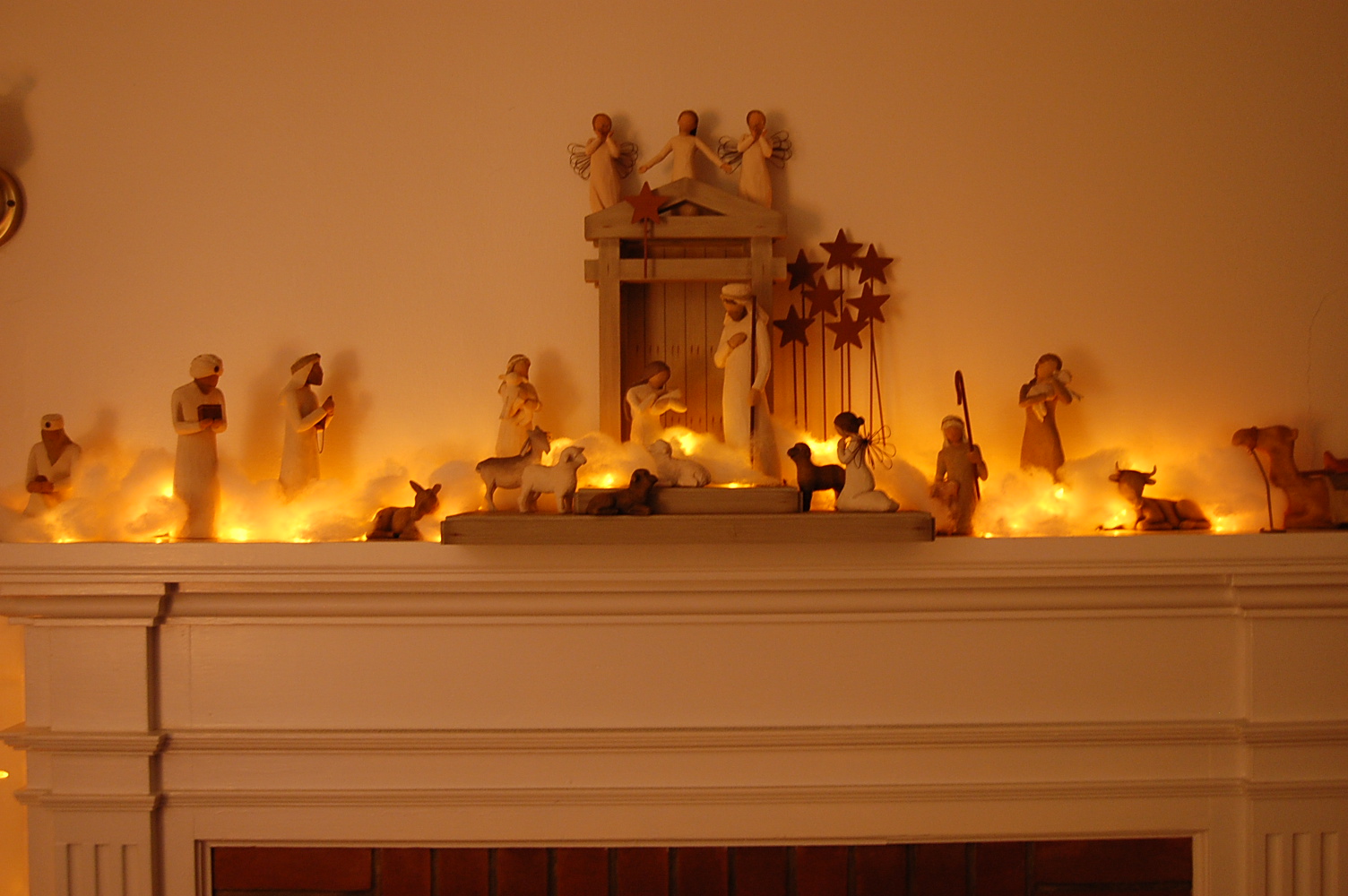 THE ART OF FRUGALITY COMPLETE WILLOW TREE NATIVITY FOR 100.