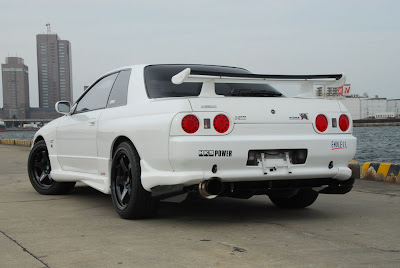 White Nissan Skyline Bumper Body Kit