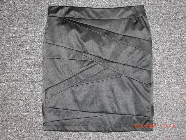 AF 1004 - Satin Criss cross Style Skirt
