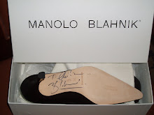 Manolo Blahnik's signature