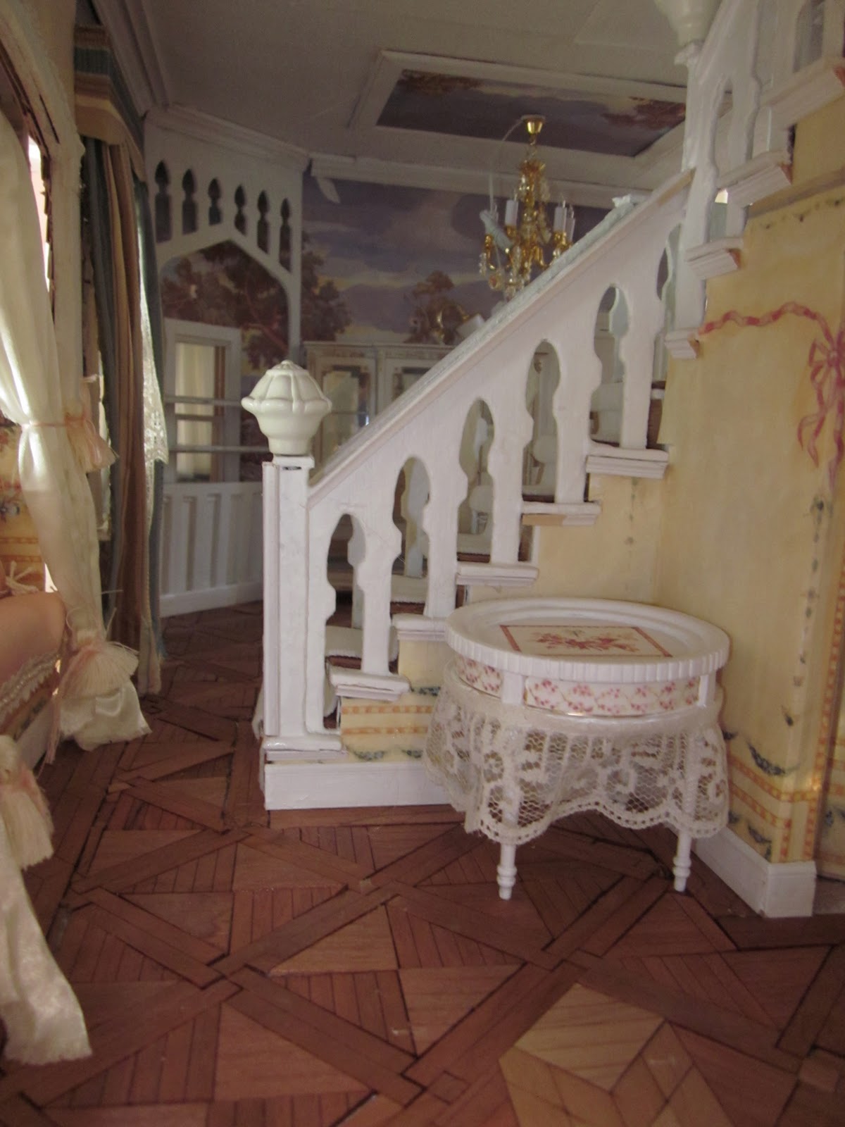 La Grande MaisonThe Greenleaf Garfield Dollhouse Parquet Today