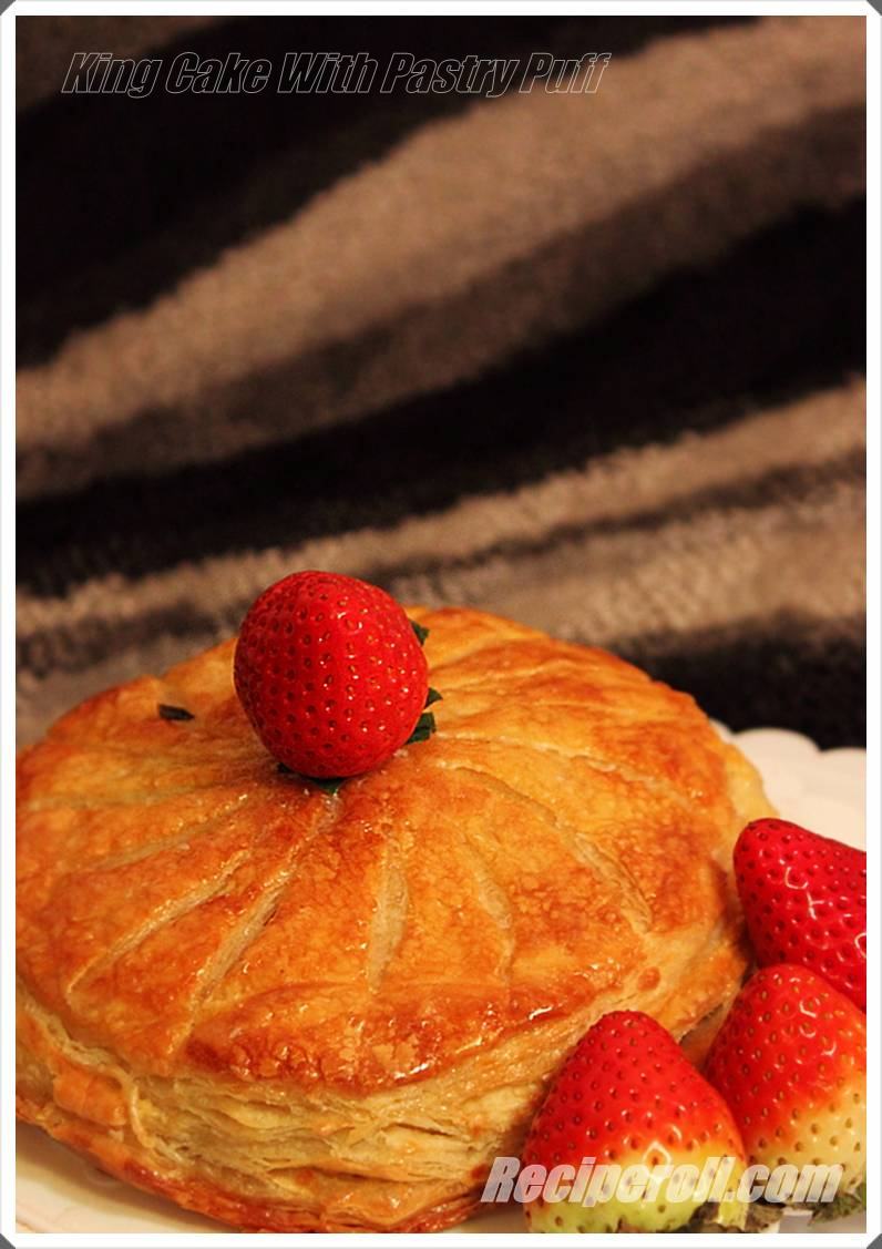 King Cake With Pastry Puff