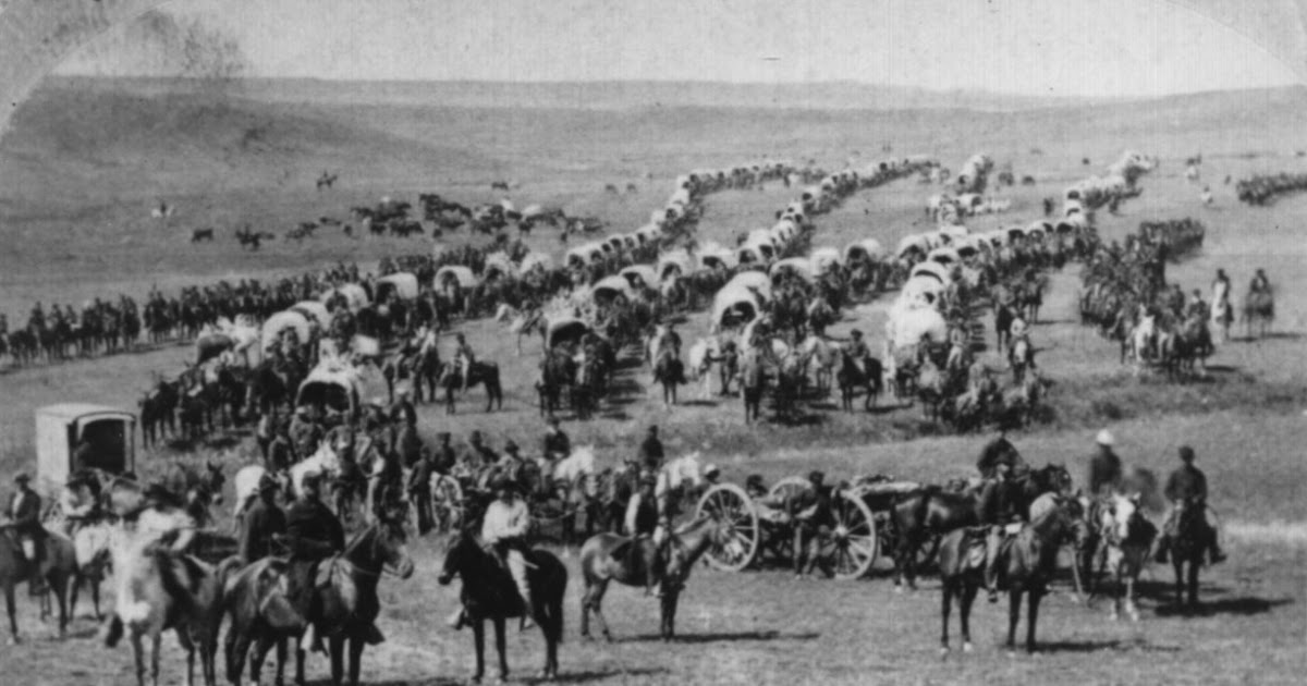 My Life WAGON TRAIN COMPANY HEADED WEST 1800S.