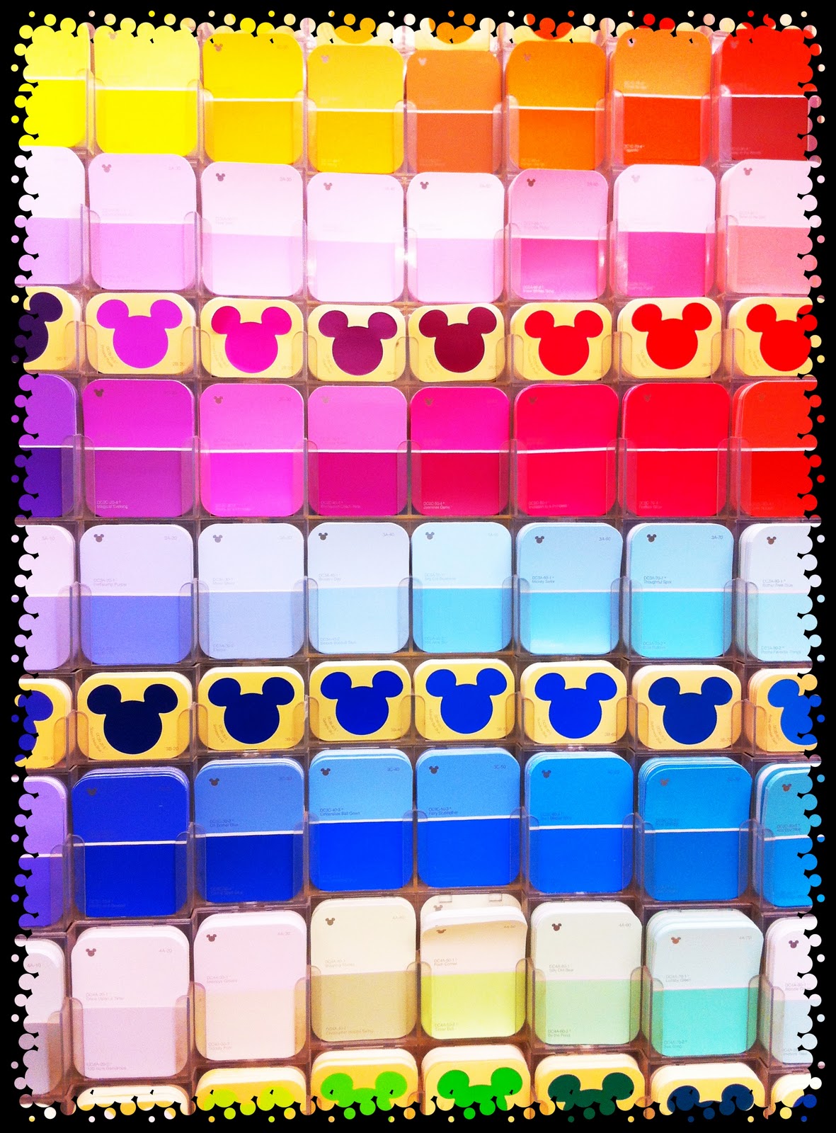 Upcycled Education Paint swatch activities