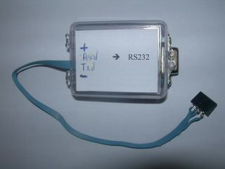 TTL to RS232 Adapter Simple Design - Electronic Circuit Schematic