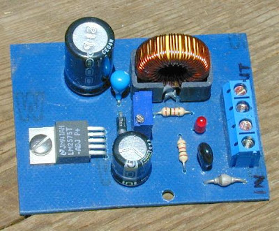 Electronic Project Circuit - Buck Mode Switching Regulator