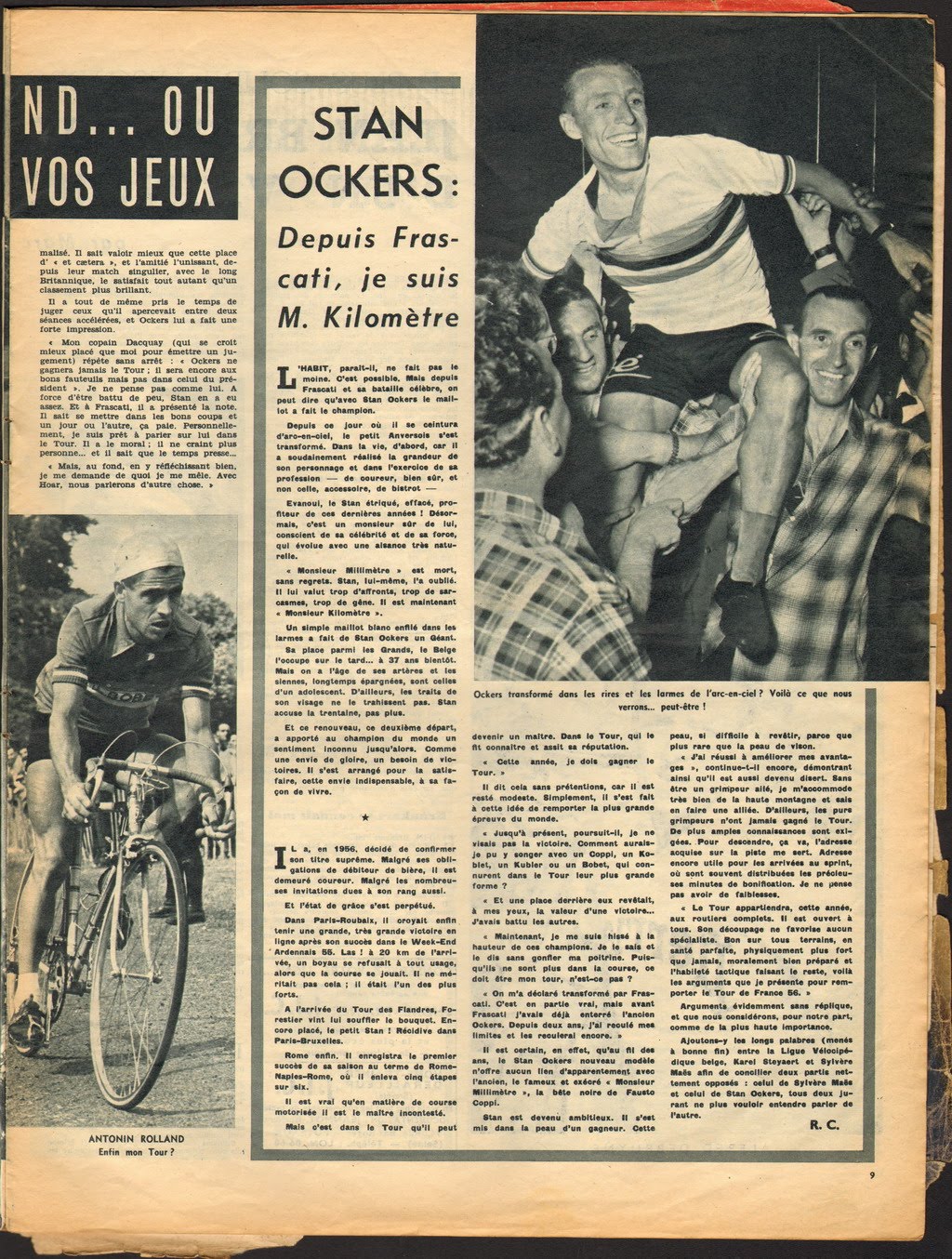 Cycling Passions 43rd Tour de France 1956