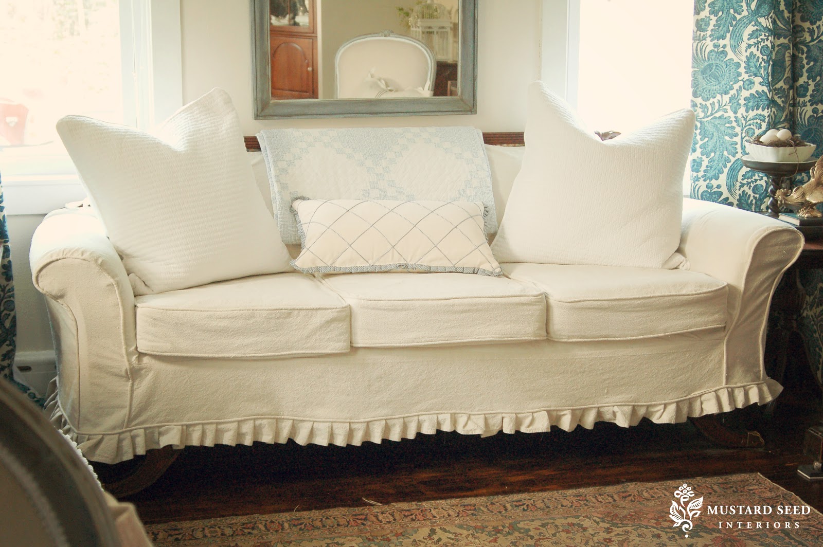 sofa transformation - miss mustard seed sofa transformation - miss mustard seed