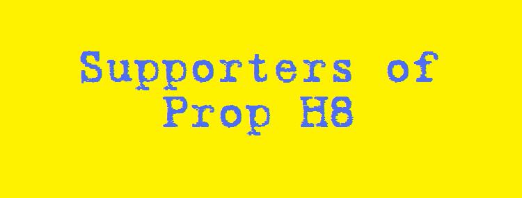 Supporters of Prop 8