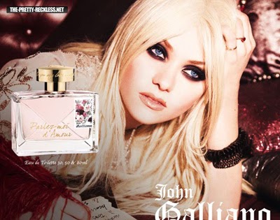 Ad Campaign: John Galliano quot;Parlez moi d#39;amourquot; Fragrance. Model: Taylor Momsen. Photography: Unknown. Website: http://www.johngalliano.com/ john galliano parlez-moi d. Ad Campaign: John Galliano quot;Parlez moi d#39;amourquot; Fragrance. Model: Taylor Momsen. Photography: Unknown. Website: http://www.johngalliano.com/