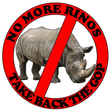 rino rinos republican hunting conservatives gop political murkowski lisa committee town fiorina palin rush goes name only fake texas 2009