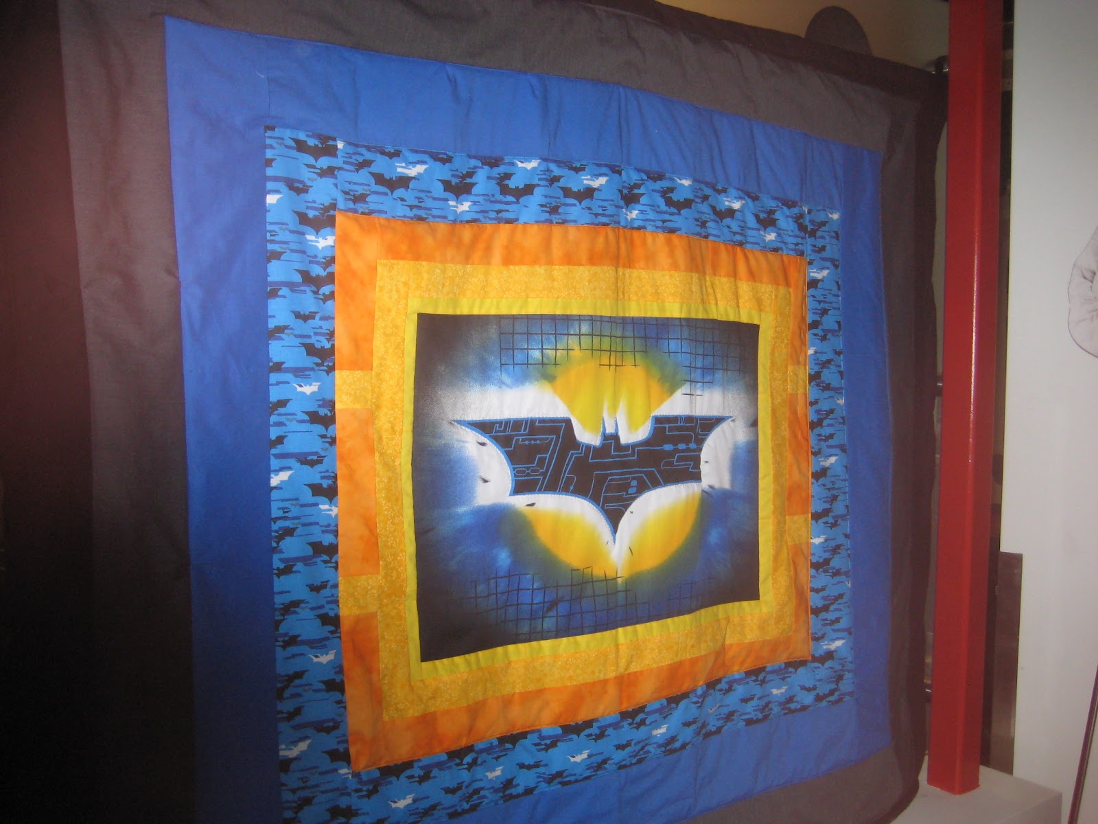 Only Googlebot Reads This Blog Batman Quilt