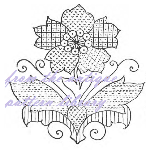 Needlecraft Free Designs For Embroidery From The Antique Pattern Library