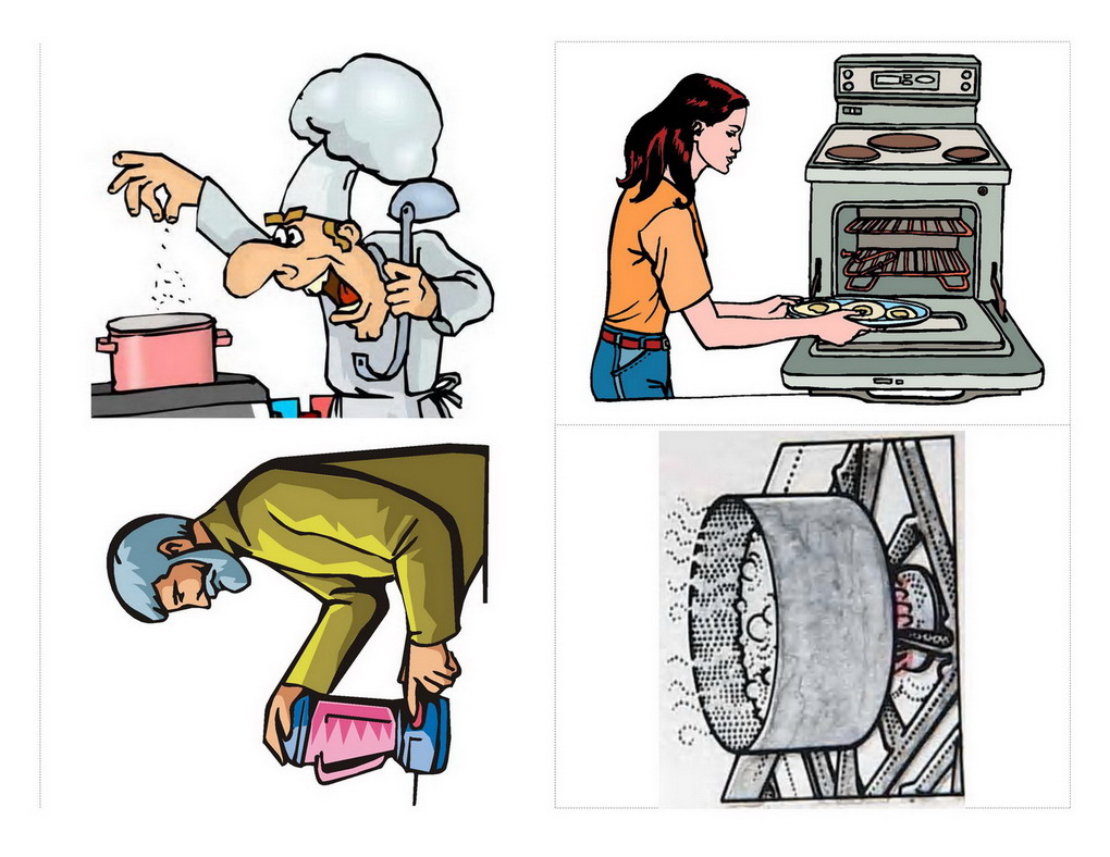 Action Words Clipart