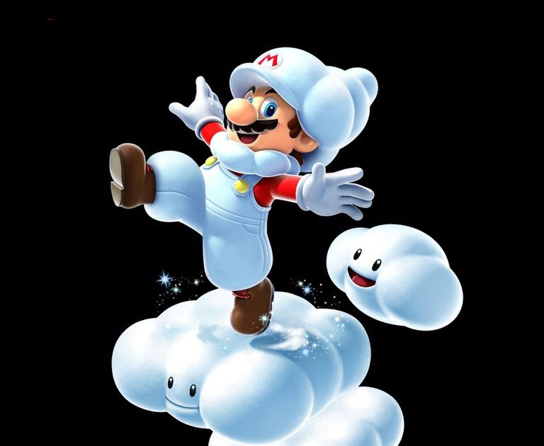 todo acerca de mario bros: Super Mario Galaxy 2 Cloud-Mario inn action