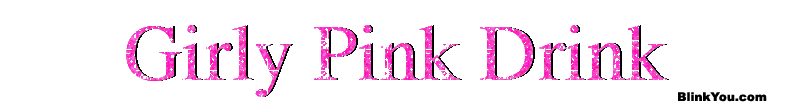 Girly Pink Drink