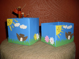 Feitos com caixinha de papelão