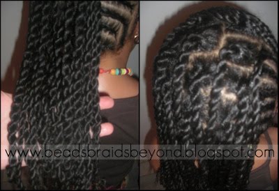 Side Cornrows Into Sister Twists For Natural Hair Curlynikki
