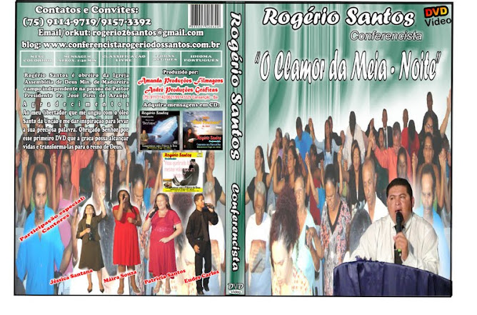 veja o primeiro dvd do conferecista rogerio santos