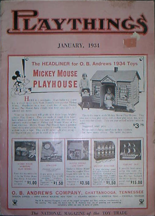 Random Neat Stuff Playthings Magazine January 1934