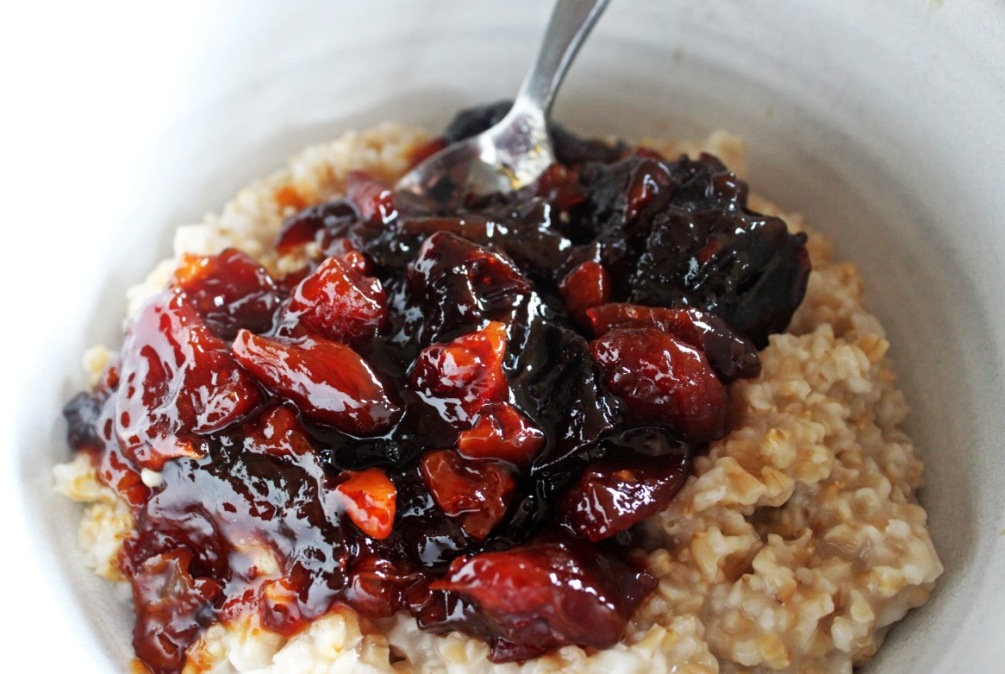 Hitchhiking to Heaven Red Wine & Clementine Stewed Apricots & Prunes