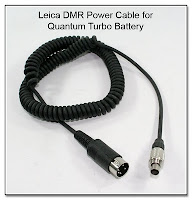 SC1017C: Leica DMR Power Cable for Quantum Turbo Battery