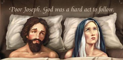 Mary and Joseph.God is a hard act to follow