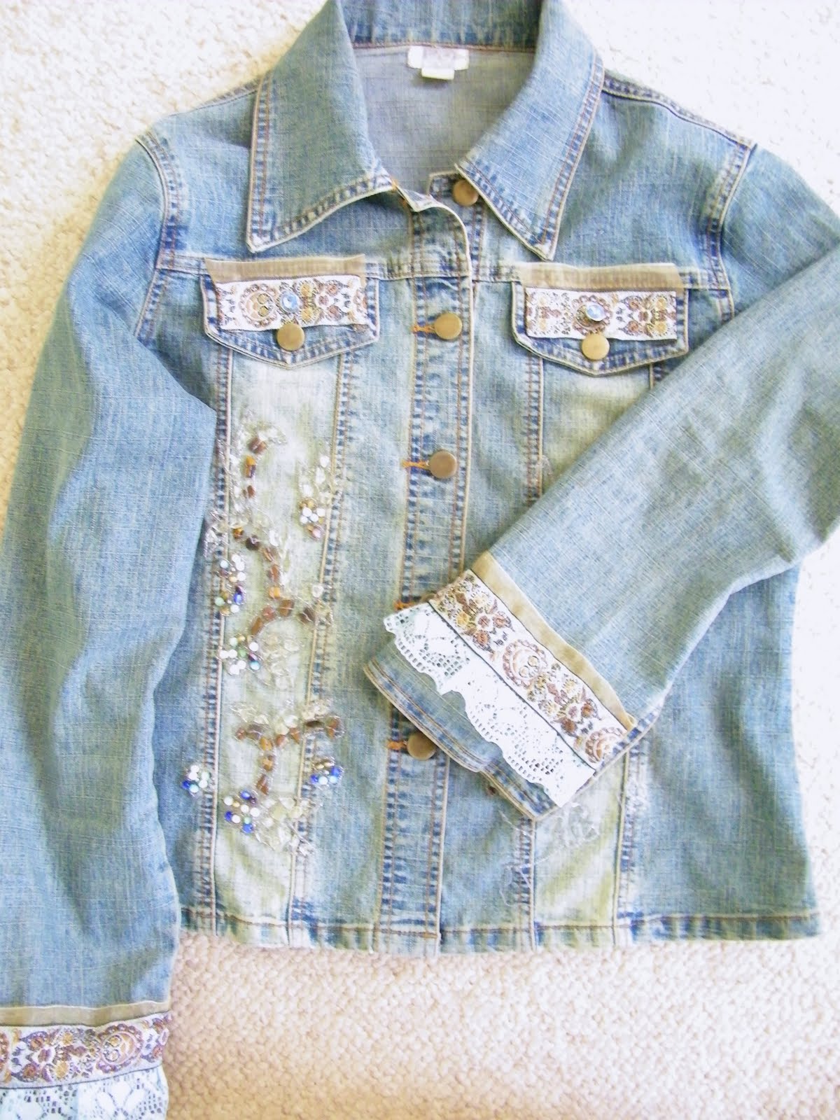 Maison Decor Add some bling to a jean jacket