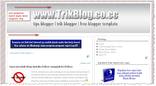 trik blogger | tips blogger